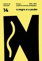 Capa do caderno Vol.14 - o negro e o poder