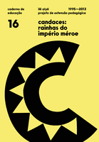Capa do caderno Vol.16 - candaces: rainha do império méroe