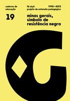 Capa do caderno Vol.19 - minas gerais, símbolo da resistência negra