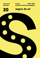 Capa do caderno Vol.20 - negros do sul