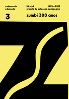 Capa do caderno Vol.3 - zumbi 300 anos